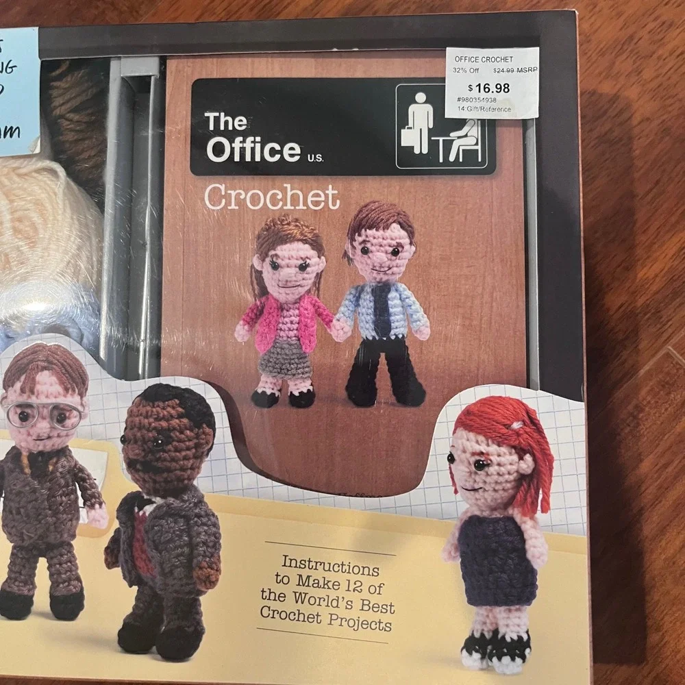 The Office Crochet Kit Dunder Mifflin Characters Jim Pam Michael Dwight New